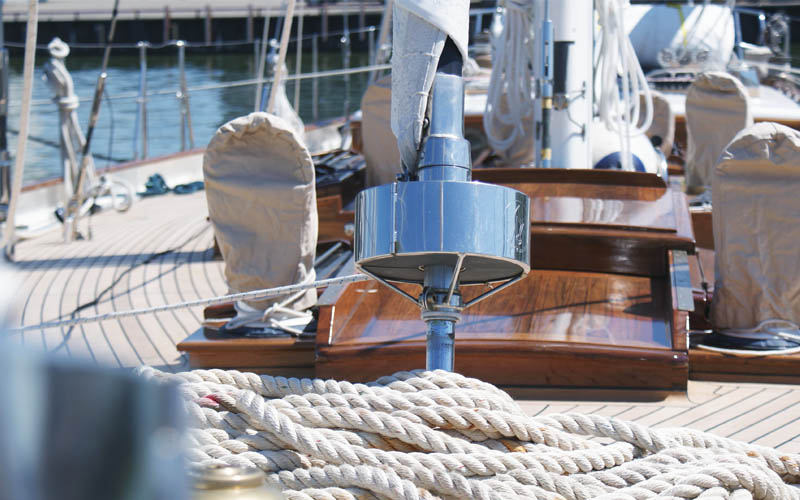 Refit sailboat