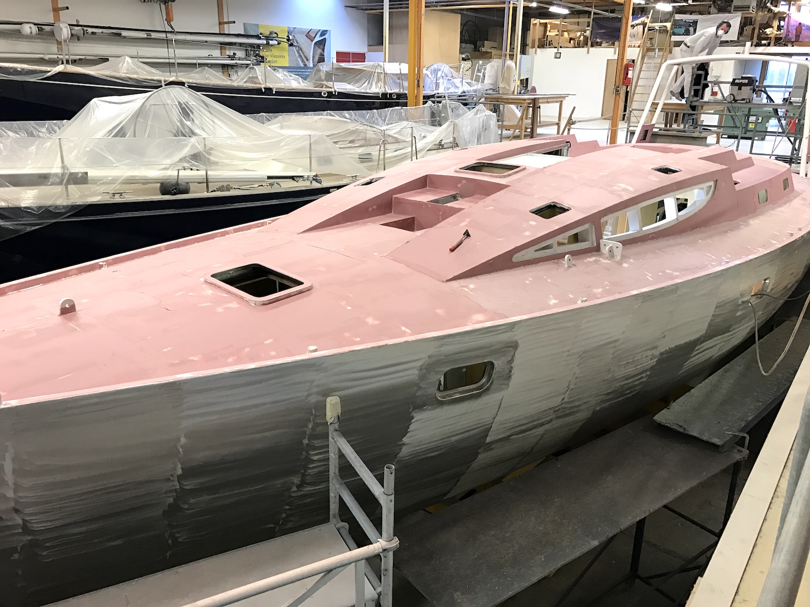 explorer yacht custom build tipsy tuna Hutting Yachts